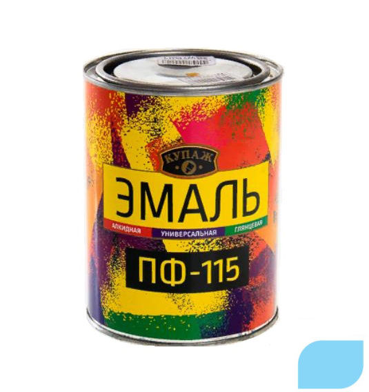 Эмаль ПФ-115 "Купаж" светло-голубой /1,8кг/ /6/ЗАКАЗ