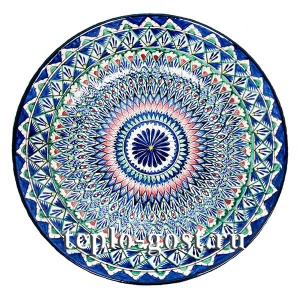 ljagan-rishtanskaja-keramika-42-sm-ploskij-sinij