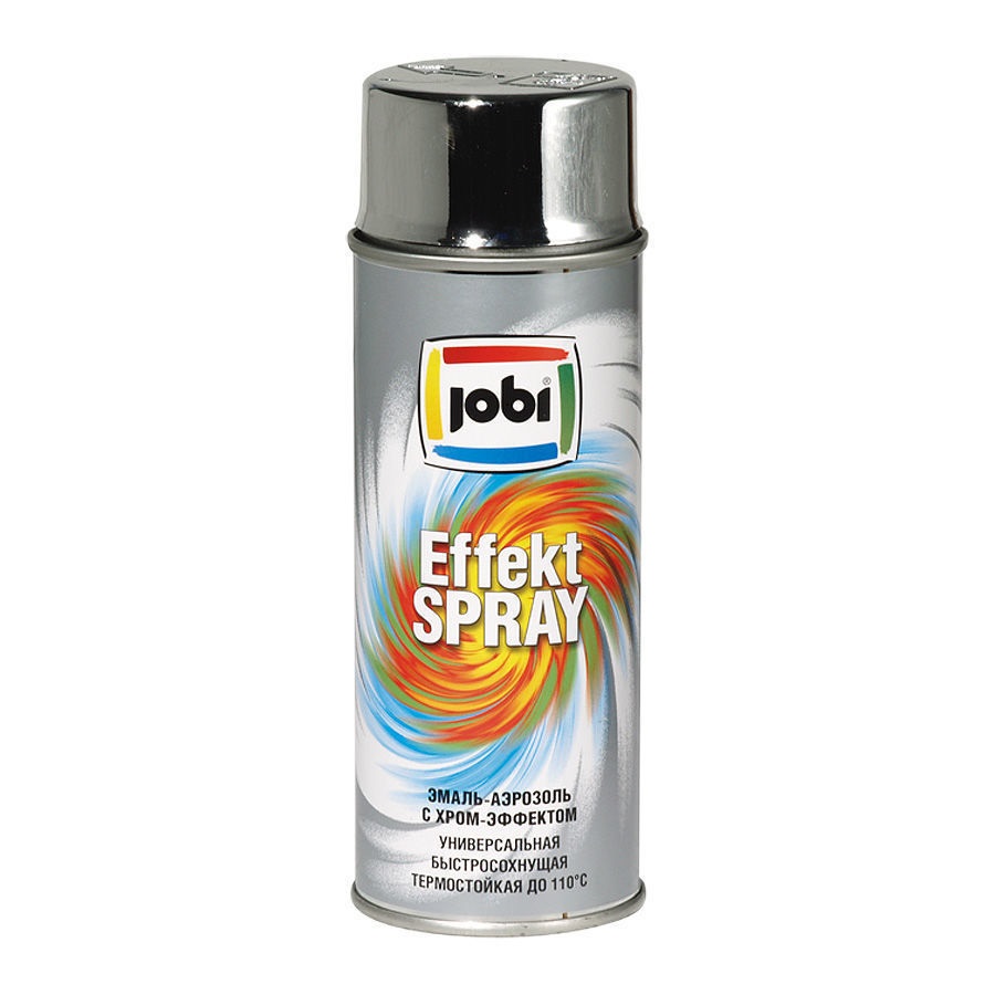 Эмаль аэрозольная. Jobi Effektspray эмаль-аэрозоль с хром-эффектом универсальная (400 мл) хром. Jobi краска аэрозольная. Jobi эмаль аэрозольная глянцевая серебро RAL 9006 (400 мл). Effekt Spray эмаль аэрозоль.