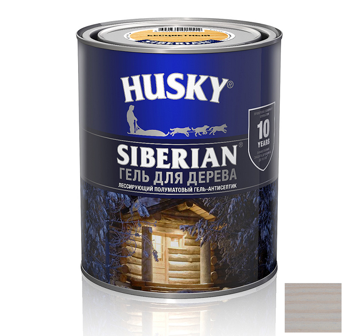 Гель для дерева HUSKY SIBERIAN полуматовый антик / 0,9л/ /6шт/