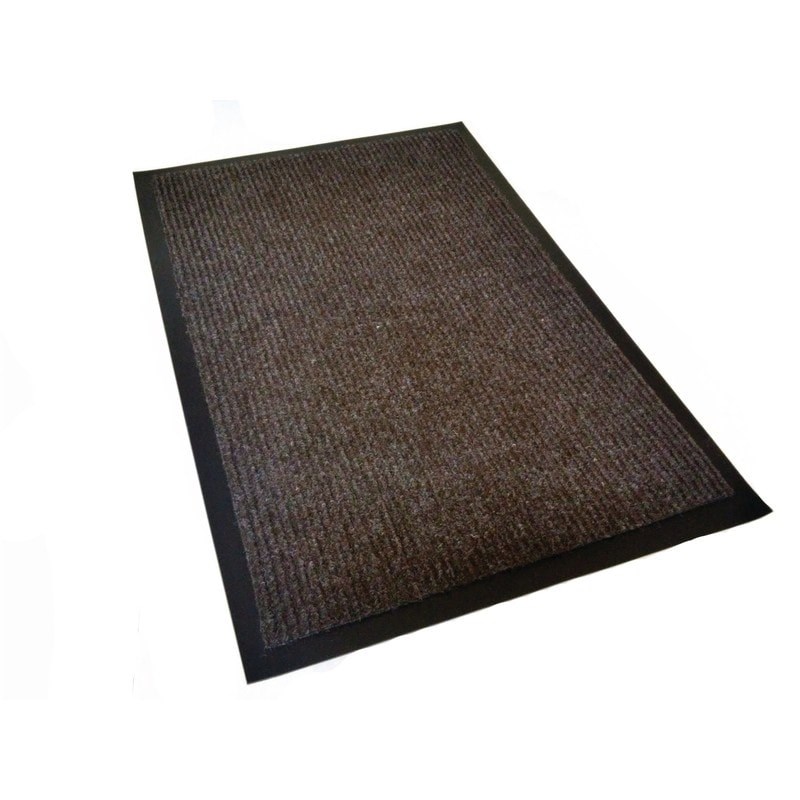 Коврик грязезащитный 90х150 см «Стандарт» серый (Double stripe doormat 90х150 Grey)