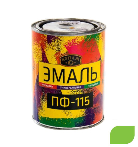 Эмаль ПФ-115 "Купаж" салатный /25кг/ СНЯТО