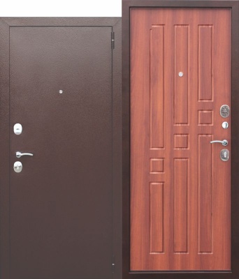Дверь металлическая Гарда 8мм Рустикальный дуб 860R