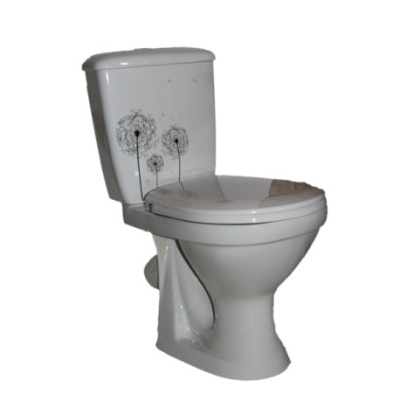унитаз-компакт-оскольская-керамика-суперкомпакт-декор-одуванчик