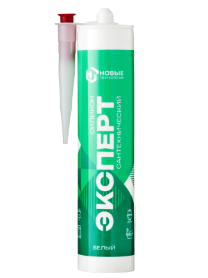 Герметик силикон сантехнический белый ЭКСПЕРТ