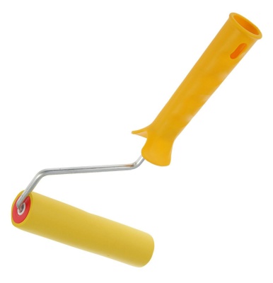 Валик прижимной полиуретановый с рукояткой, ось 6мм, 150мм, (шт.)