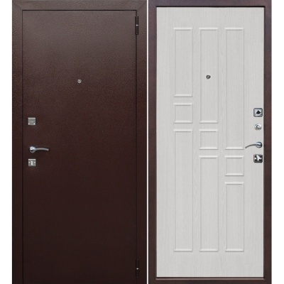 Дверь металлическая Гарда 8мм Белый Ясень 960L