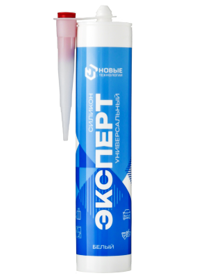 Герметик силикон универсальный белый ЭКСПЕРТ