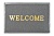Коврик пористый  Welcome Серый