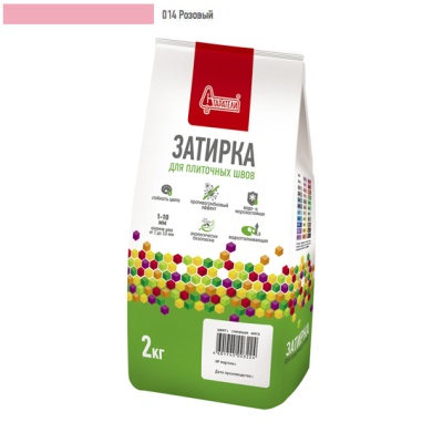 Затирка для плиточных швов "Старатели" розовый 014  /1кг//10/ЗАКАЗ